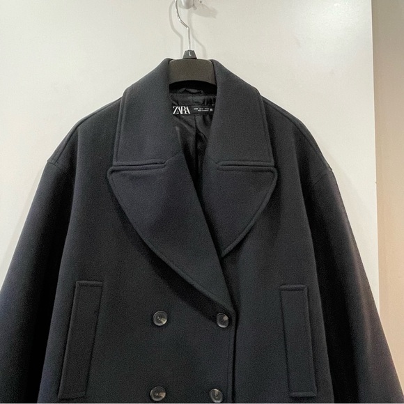 Zara Gray Jacket, Size Medium - Picture 9 of 12